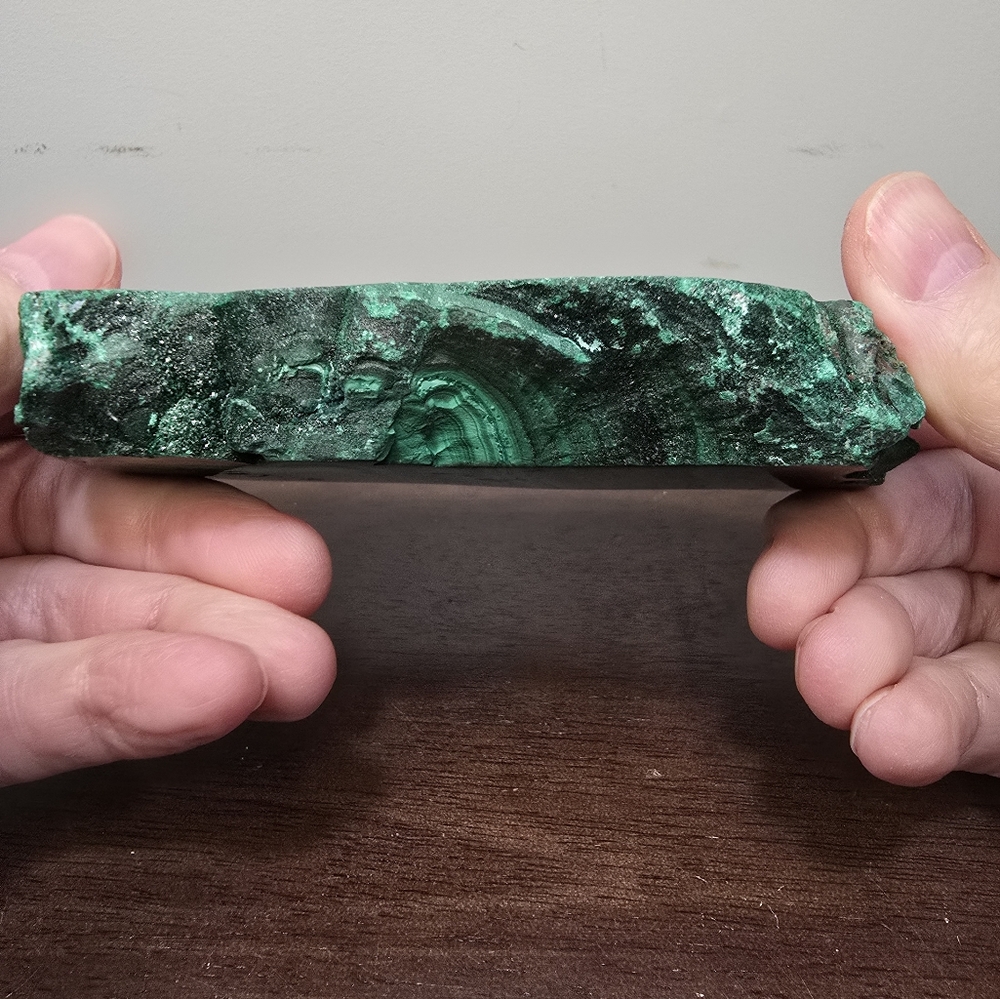 Malachite Crystal Slab 1.3 lbs - Picture 6 of 15